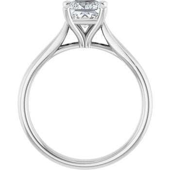 The Mia 1.00ct Princess cut Lab Grown Diamond Solitaire Engagement Ring