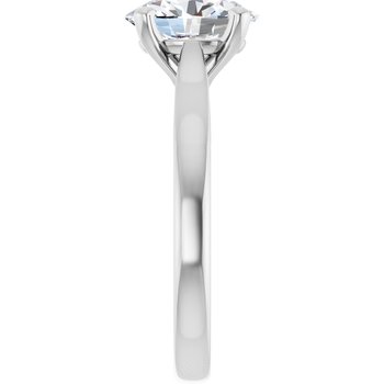 The Mia 1.50ct Oval cut Lab Grown Diamond Solitaire Engagement Ring