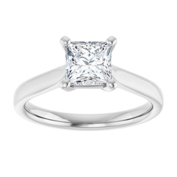 The Mia 1.00ct Princess cut Lab Grown Diamond Solitaire Engagement Ring