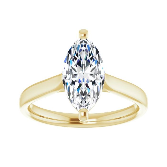 The Mia 2.00ct Marquise Lab Grown Diamond Solitaire Engagement Ring