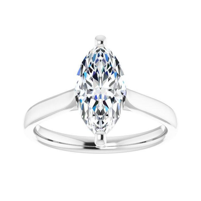 The Mia 2.00ct Marquise Lab Grown Diamond Solitaire Engagement Ring