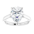 The Mia 2.00ct Pear cut Lab Grown Diamond Solitaire Engagement Ring
