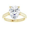 The Mia 2.00ct Pear cut Lab Grown Diamond Solitaire Engagement Ring