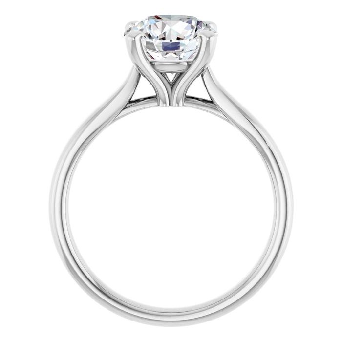 The Mia 2.00ct Round cut Lab Grown Diamond Solitaire Engagement Ring