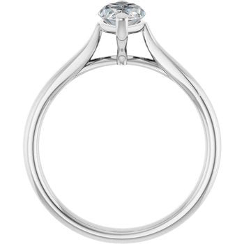 The Mia 1.00ct Marquise cut Lab Grown Diamond Solitaire Engagement Ring