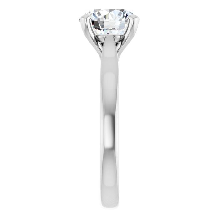 The Mia 2.00ct Round cut Lab Grown Diamond Solitaire Engagement Ring