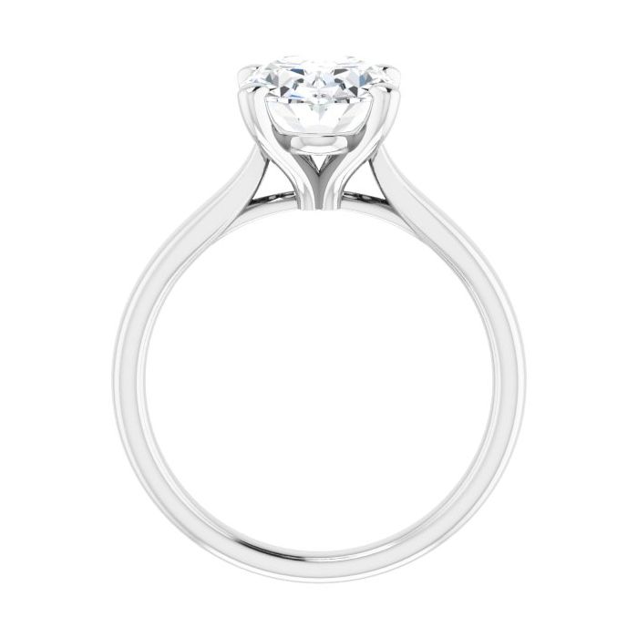 The Mia 2.00ct Oval cut Lab Grown Diamond Solitaire Engagement Ring