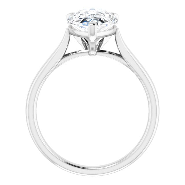 The Mia 2.00ct Pear cut Lab Grown Diamond Solitaire Engagement Ring