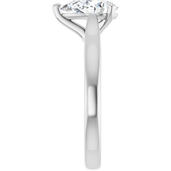The Mia 1.50ct Pear cut Lab Grown Diamond Solitaire Engagement Ring