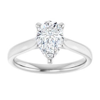 The Mia 1.50ct Pear cut Lab Grown Diamond Solitaire Engagement Ring
