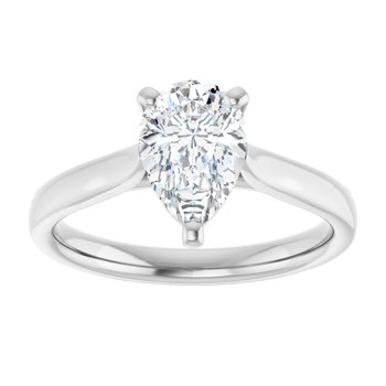 The Mia 1.50ct Pear cut Lab Grown Diamond Solitaire Engagement Ring