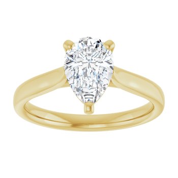 The Mia 1.50ct Pear cut Lab Grown Diamond Solitaire Engagement Ring