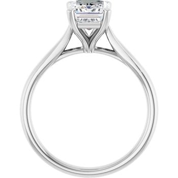 The Mia 1.50ct Emerald cut Lab Grown Diamond Solitaire Engagement Ring