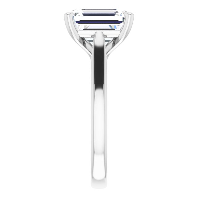 The Mia 3.00ct Emerald cut Lab Grown Diamond Solitaire Engagement Ring