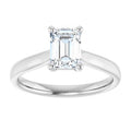 The Mia 1.00ct Emerald cut Lab Grown Diamond Solitaire Engagement Ring