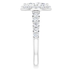 The Matilda 1.27ctw Marquise cut Lab Grown Diamond Halo Engagement Ring