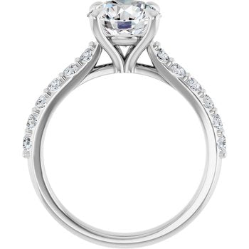 The Phoebe 2.36ctw Round cut Lab Grown Diamond Engagement Ring