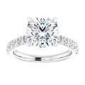 The Phoebe 2.86ctw Round cut Lab Grown Diamond Engagement Ring
