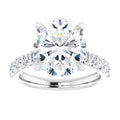 The Phoebe 3.36ctw Oval cut Lab Grown Diamond Engagement Ring