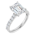 The Phoebe 2.36ctw Emerald cut Lab Grown Diamond Engagement Ring