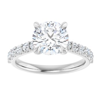 The Phoebe 2.36ctw Round cut Lab Grown Diamond Engagement Ring