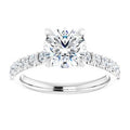 The Phoebe 1.86ctw Round cut Lab Grown Diamond Engagement Ring