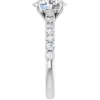 The Phoebe 1.86ctw Oval cut Lab Grown Diamond Engagement Ring