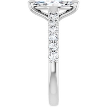 The Phoebe 1.36ctw Marquise cut Lab Grown Diamond Engagement Ring