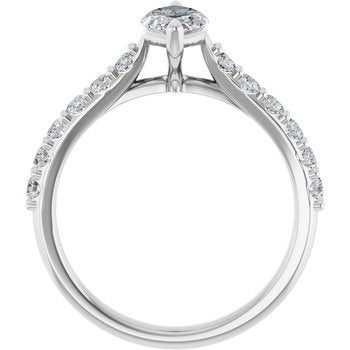 The Phoebe 1.36ctw Marquise cut Lab Grown Diamond Engagement Ring