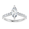 The Phoebe 1.36ctw Marquise cut Lab Grown Diamond Engagement Ring