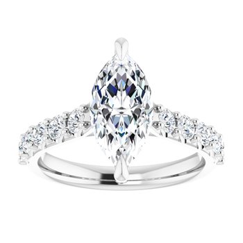 The Phoebe 2.36ctw Marquise cut Lab Grown Diamond Engagement Ring