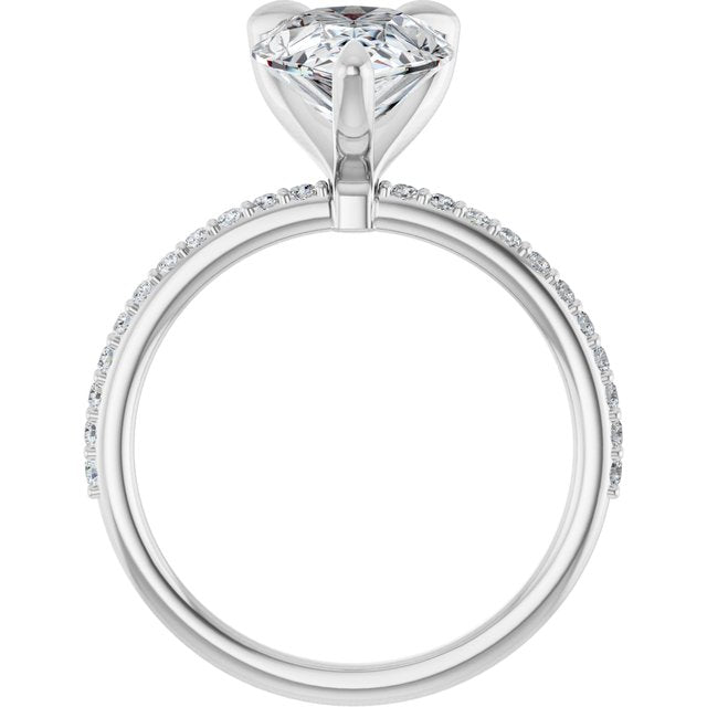 The Harriet 3.22ctw Pear cut Lab Grown Diamond Engagement Ring