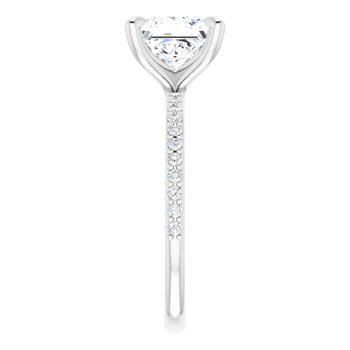 The Harriet 2.22ctw Princess cut Lab Grown Diamond Engagement Ring