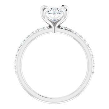The Harriet 1.72ctw Oval cut Lab Grown Diamond Engagement Ring