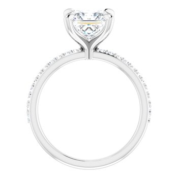 The Harriet 2.22ctw Princess cut Lab Grown Diamond Engagement Ring