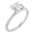 The Harriet 1.72ctw Round cut Lab Grown Diamond Engagement Ring