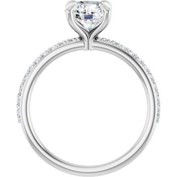 The Harriet 1.72ctw Round cut Lab Grown Diamond Engagement Ring