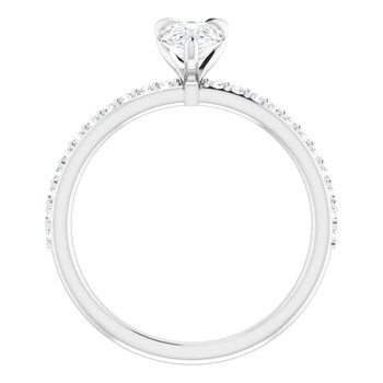 The Harriet 1.22ctw Pear cut Lab Grown Diamond Engagement Ring