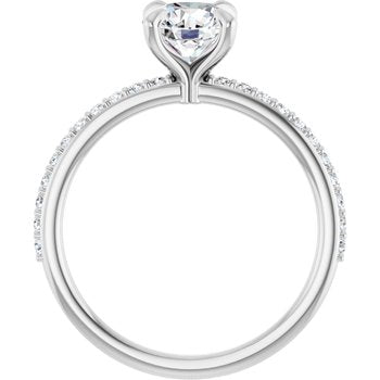 The Harriet 1.22ctw Round cut Lab Grown Diamond Engagement Ring