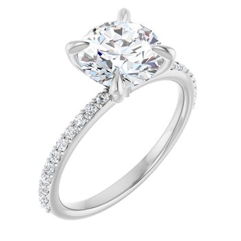 The Harriet 2.22ctw Round cut Lab Grown Diamond Engagement Ring