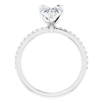 The Harriet 2.22ctw Pear cut Lab Grown Diamond Engagement Ring