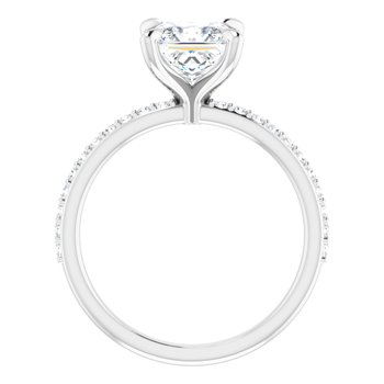 The Harriet 1.72ctw Princess cut Lab Grown Diamond Engagement Ring