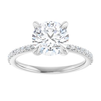 The Harriet 2.22ctw Round cut Lab Grown Diamond Engagement Ring