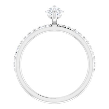 The Harriet 1.22ctw Marquise cut Lab Grown Diamond Engagement Ring