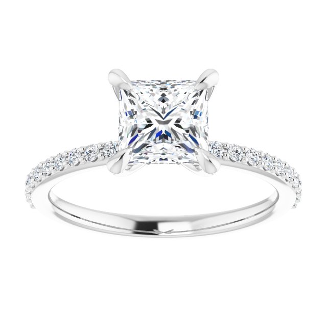 The Harriet 1.22ctw Princess cut Lab Grown Diamond Engagement Ring