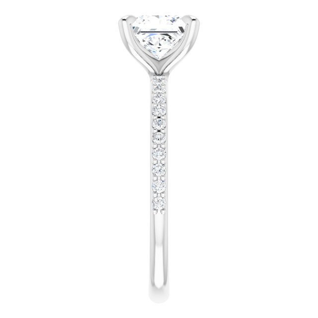 The Harriet 1.22ctw Princess cut Lab Grown Diamond Engagement Ring