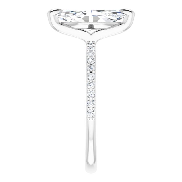 The Harriet 2.22ctw Marquise cut Lab Grown Diamond Engagement Ring