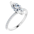 The Harriet 2.22ctw Marquise cut Lab Grown Diamond Engagement Ring