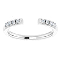 0.16ct Lab Grown Diamond Open Ring