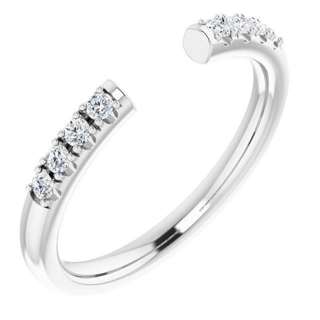 0.16ct Lab Grown Diamond Open Ring